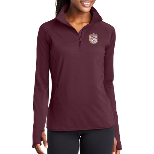 NYSA - Ladies Sport Wick ® Stretch 1/2 Zip Pullover Thumbnail